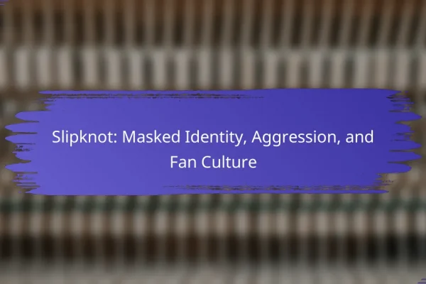 Slipknot: Masked Identity, Aggression, and Fan Culture